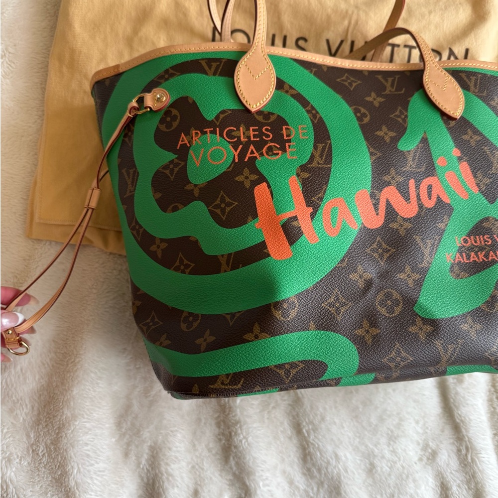 Louis Vuitton Neverfull MM MonogramTahitienne Hawaii - Picture 11 of 11